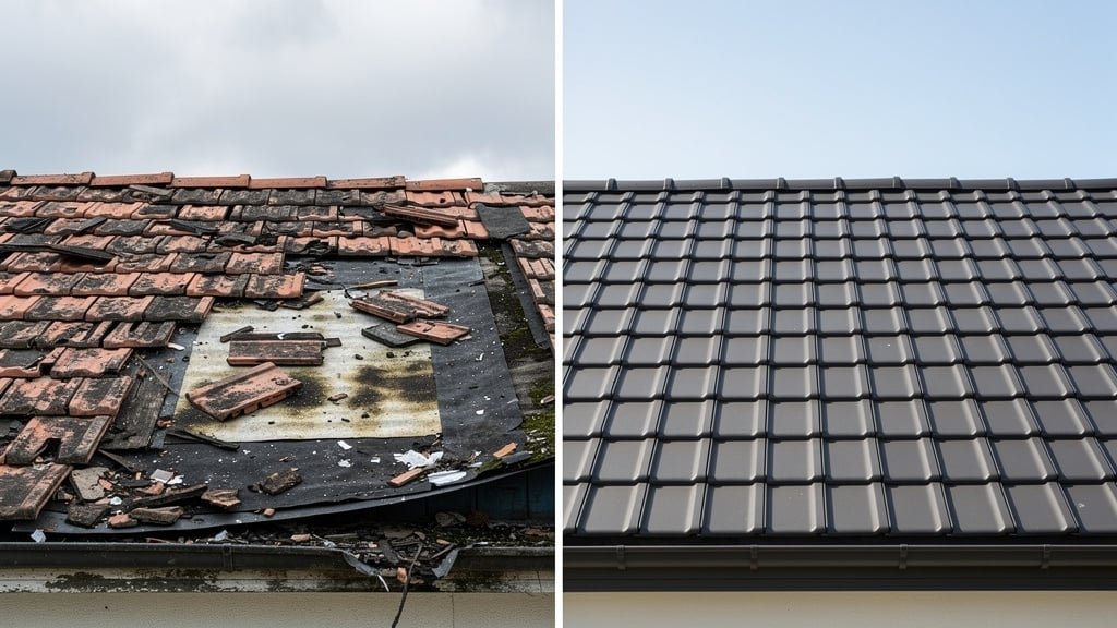 Thermal imaging detecting roof problems